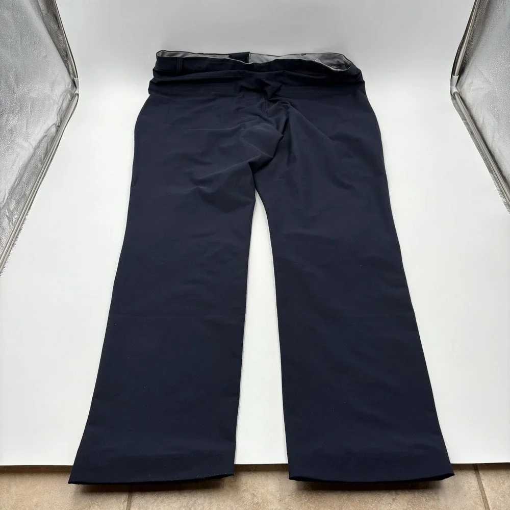 FootJoy Tour Fit Golf Pants Mens 40x32 Navy Blue Performance Stretch Chino 24491